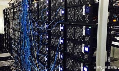 A mining farm in the French countryside, showcasing rows of ASIC miners and advanced cooling systems