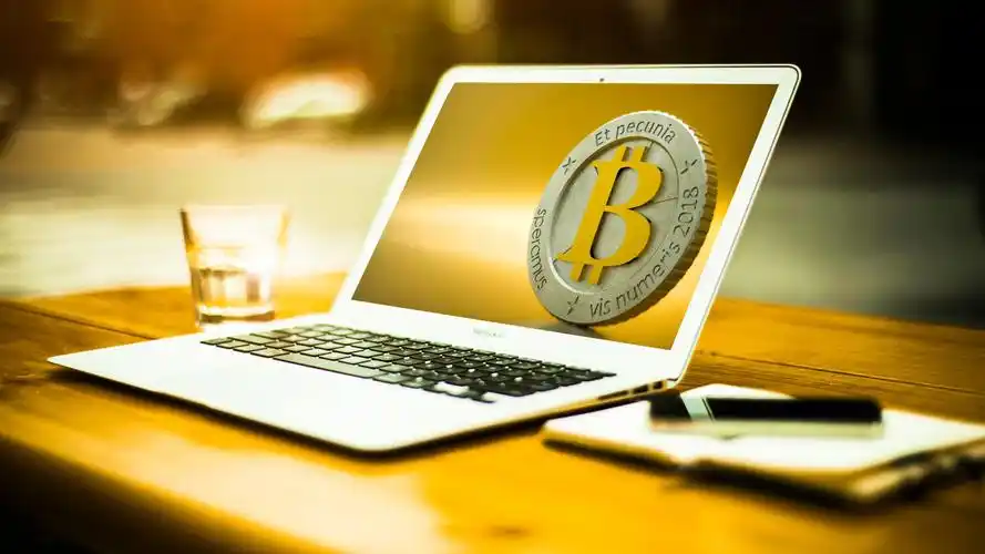 Bitcoin mining farm with machines running updated firmware